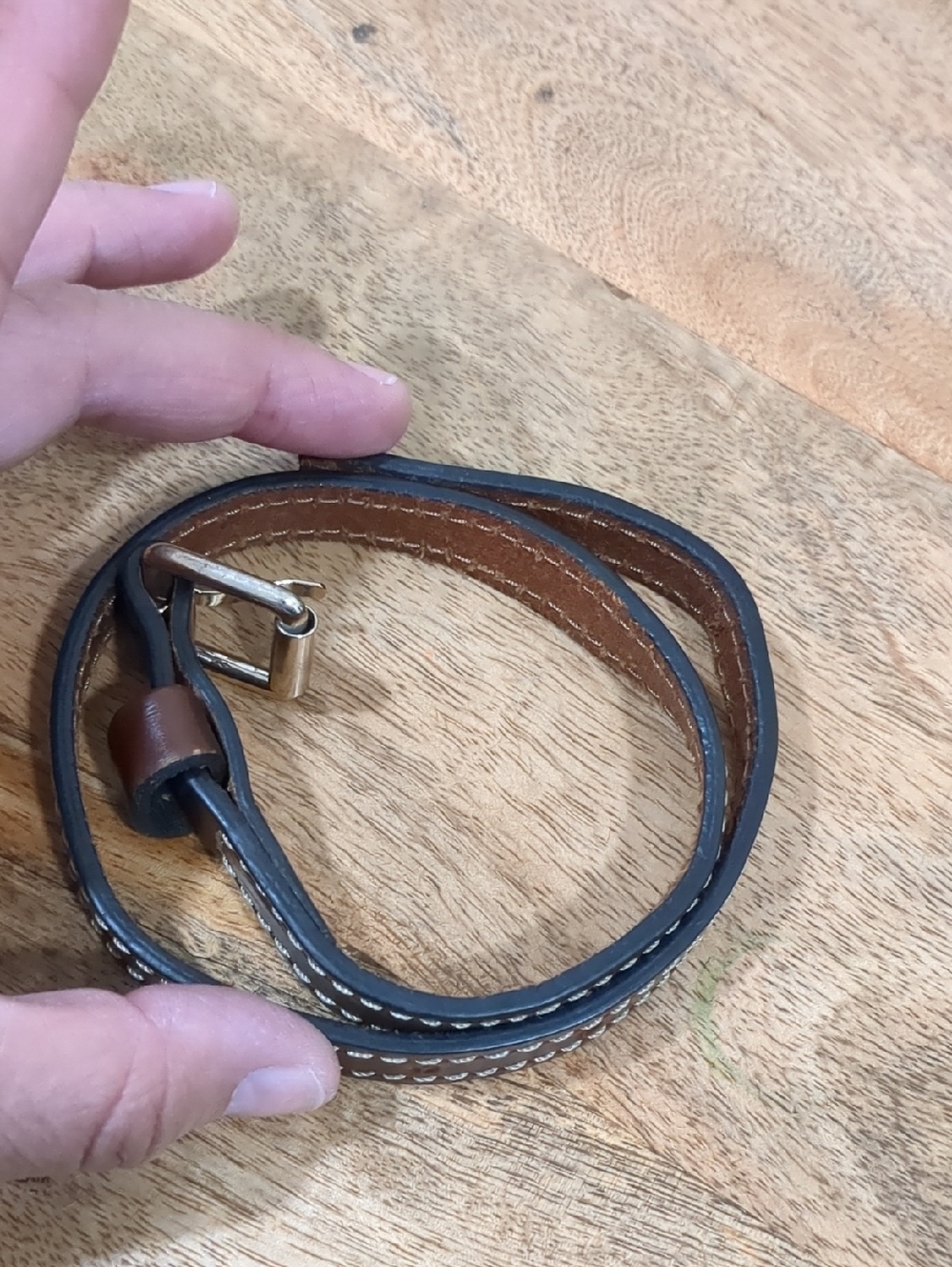 DOONEY & BOURKE Leather Strap Extension (Brown)